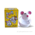 Tumbler mouse interativo gato com vazamento de gato brinquedo